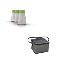 ציידנית + בקבוקים